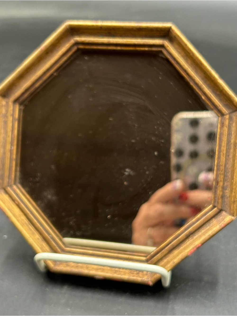 Octagonal Decorative framed mirror small - Picture 2 of 4